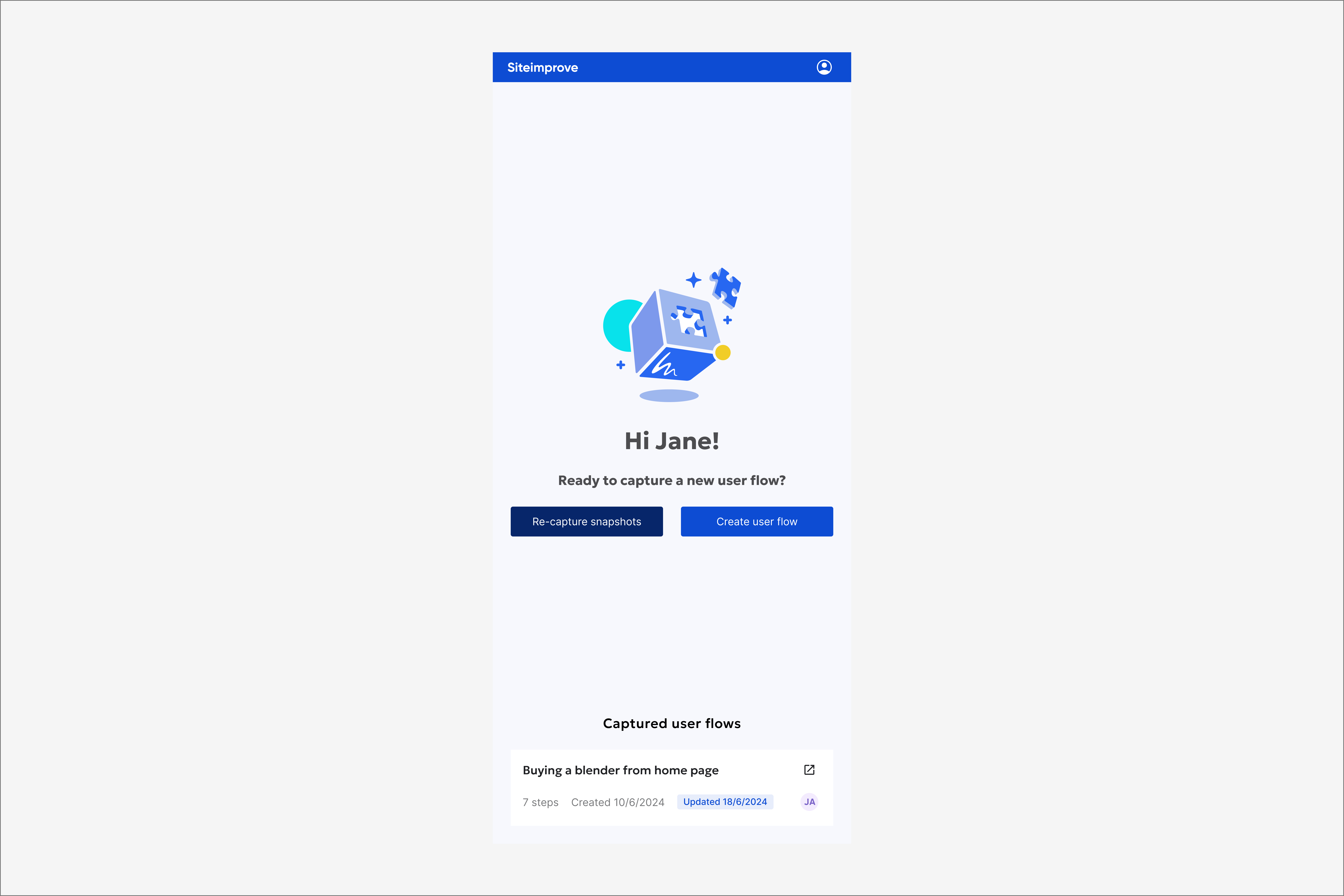 Customized page